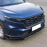 23-24 Honda CR-V EX EX-L IK Style Front Bumper Lip Spoiler - PP Matte Black