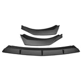 21-22 Hyundai Elantra 4DR Sedan Front Bumper Lip Spoiler - Matte Black PP 3PC