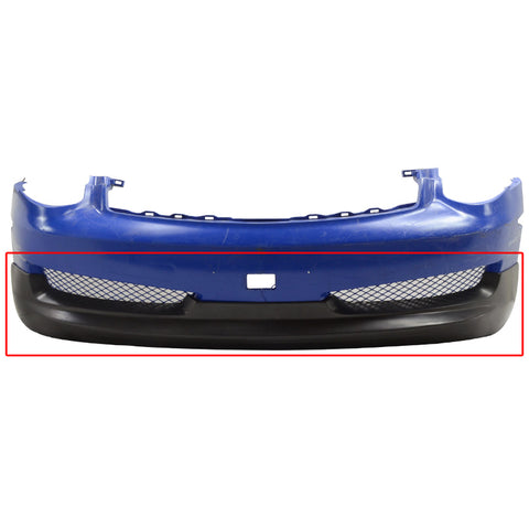 06-07 Infiniti G35 Coupe 2Dr Sport G Style Front Bumper Lip