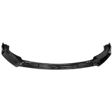 10-13 Infiniti G37 Sedan IK Front Bumper Spoiler Lip - Gloss Black 3PC PP