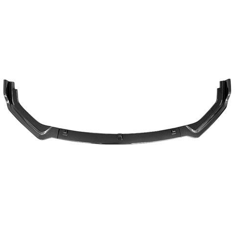 18-22 Infiniti Q50 Base Front Bumper Lip Spoiler - Carbon Fiber Print PP 3PC