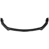 18-22 Infiniti Q50 Base Premium Front Bumper Lip Spoiler - Gloss Black PP 3PC