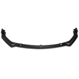 18-22 Infiniti Q50 Base Premium Front Bumper Lip Spoiler - Matte Black PP 3PC