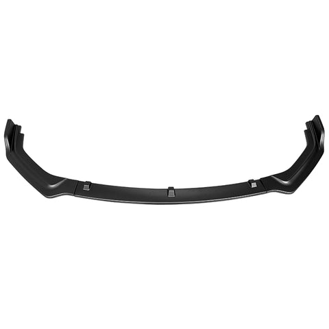 18-22 Infiniti Q50 Base Premium Front Bumper Lip Spoiler - Matte Black PP 3PC