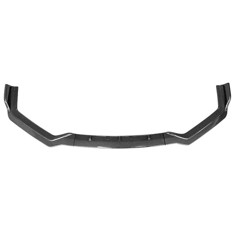 18-22 Infiniti Q50 Sport Front Bumper Lip Spoiler - Carbon Fiber Print PP 3PC