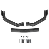 18-22 Infiniti Q50 Sport Front Bumper Lip Spoiler - Carbon Fiber Print PP 3PC