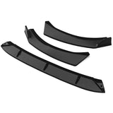 21-22 Kia Optima K5 Front Bumper Lip Lower Chin Spoiler - Matte Black PP 3PC