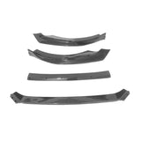 21-22 Kia K5 GT-Line RD Style Front Lip Spoiler - Carbon Fiber Print PP 4PCS