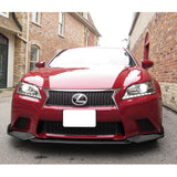 13-15 Lexus GS350 F Sport IK Style Front Bumper Lip Spoiler - PP