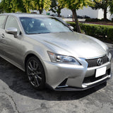 13-15 Lexus F Sport GS350 450 SK Style Front Bumper Lip Spoiler - Carbon Fiber