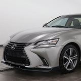 16-19 Lexus GS350 GS450H V2 Style Front Bumper Lip - Matte Black PP