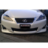 11-13 Lexus IS250 IS350 S Style Front Bumper Lip Matte Black - PP