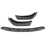 14-16 Lexus IS F Sport IK Style Front Bumper Lip Matte Black 3PCS