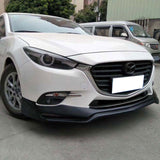17 Mazda 3 V3 Style Front Bumper Lip - PP