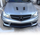 12-14 Mercedes Benz W204 C63 AMG GH Front Lip - ABS Black