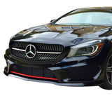 14-16 Mercedes-Benz W117 CLA 4Dr Sedan AMG Style Front Bumper Lip Spoiler - PP