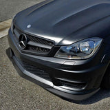 12-14 Mercedes-Benz C63 AMG GH Style Front Bumper Lip Matte Black - ABS