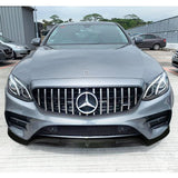 17-20 Mercedes E-Class W213 Front Bumper Lip Spoiler Splitter - PU
