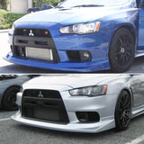 08-15 Mitsubishi Lancer EVO 10 X Vortex Front Bumper Lip