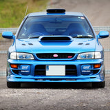 02-03 Subaru Impreza WRX STI 4Dr P1 Style Front Bumper Lip Spoiler - PU