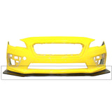 15-19 Subaru WRX STI Front Bumper Lip IK V6 Style - PU