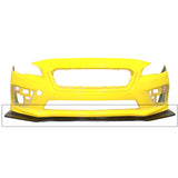 15-19 Subaru WRX STI Front Bumper Lip IK V6 Style - PU