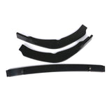 18-19 Toyota Camry SE Style Front Bumper Lip Matte Black - PP