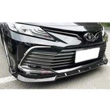 21+ Toyota Camry LE 3PCS Front Bumper Lip PP - Carbon Fiber Print