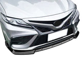 21+ Toyota Camry SE 3PCS Front Bumper Lip PP - Gloss Black