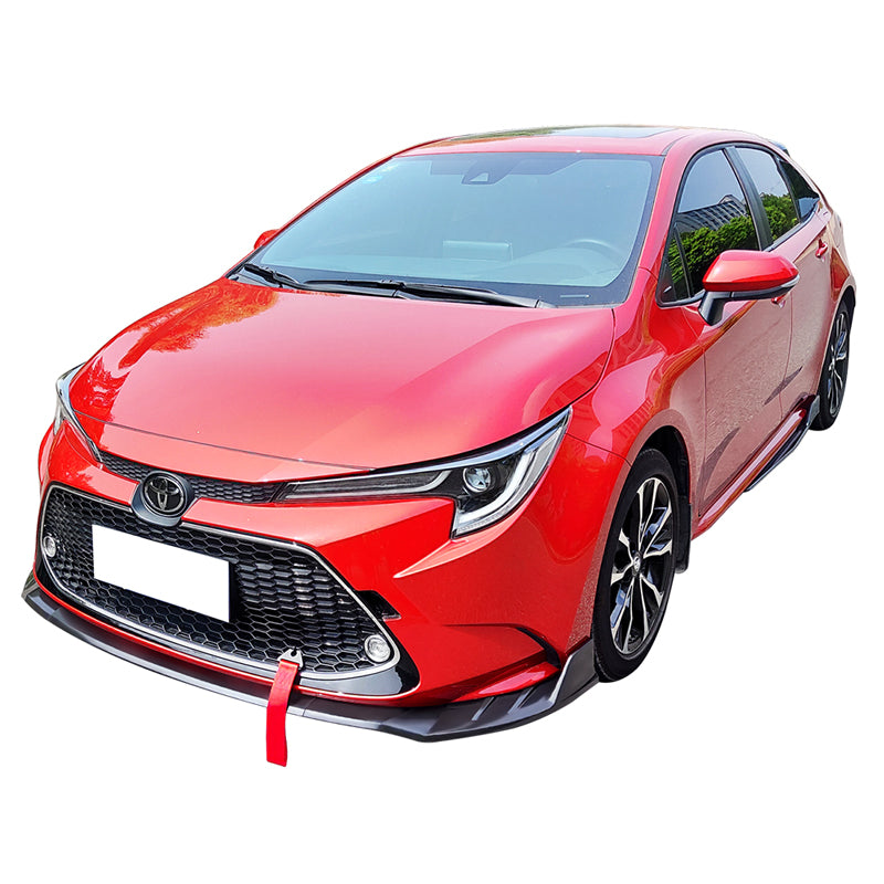 20-21 Toyota Corolla LE Front Bumper Lip Underbody - Gloss Black ...