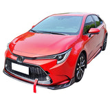 20-21 Toyota Corolla LE Front Bumper Lip Air Chin Diffuser Matte Black