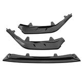 20-22 Toyota Corolla SE XSE 4D Front Bumper Lip - Gloss Black 3PC