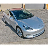2017-2023 Tesla 3 IK Style Front Bumper Lip Spoiler - Carbon Fiber