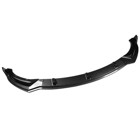 17-23 Tesla Model 3 Front Bumper Lip 3PC IK Style - Carbon Fiber Print