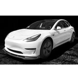17-23 Tesla Model 3 IK Style Front Bumper Lip 3PC - Matte Black