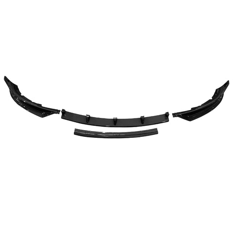 17-23 Tesla Model 3 Front Bumper Lip Spoiler 4PC - Carbon Fiber Print