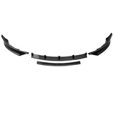 17-23 Tesla Model 3 Front Bumper Lip Spoiler Splitter 4PC - Matte Black