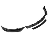 17-23 Tesla Model 3 Front Bumper Lip Spoiler Splitter 4PC - Matte Black