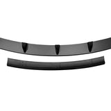 17-23 Tesla Model 3 Front Bumper Lip Spoiler Splitter 4PC - Matte Black