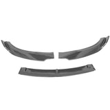 17-23 Tesla Model 3 IK Style Front Bumper Lip - Carbon Fiber Print PP 3PCS