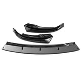 20-21 Tesla Y Front Bumper Lip Spoiler 3PCS PP Gloss Black