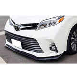 18-20 Toyota Sienna MP Style Front Bumper Lip Spoiler - PU