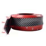 Universal Front Lip Carbon Fiber look 43*4mm, 2.5m length
