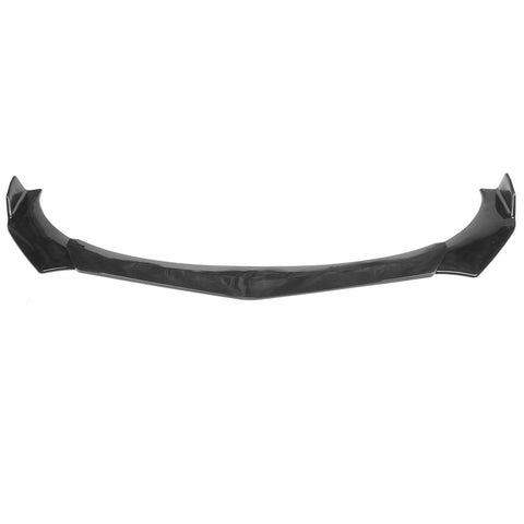 Universal B Style Front Bumper Lip Chin Spoiler Air Dam - Gloss Black