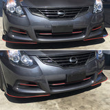 Universal Carbon Fiber Front Bumper Lip Splitter Winglet Type 3