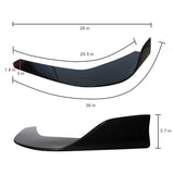 Universal Carbon Fiber Front Bumper Lip Splitter Winglet Type 3