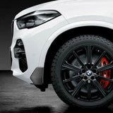 19-21 BMW G05 X5 M Sport Front Bumper Lip Aprons MP Style  - Gloss Black