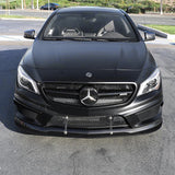 14-16 Mercedes Benz CLA Class Front Bumper Splitter Lip - CF Look