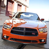 11-13 Dodge Charger Front Bumper Lip Splitters Winglet 2PC - PU