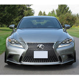 14-16 Lexus IS F Sport Front Bumper Lip Splitters Winglet JDM Style 2PCS